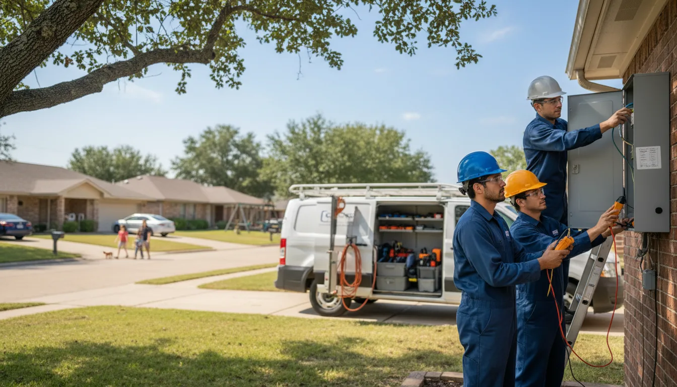 Certified electrician providing emergency electrical services in Stewart, TN